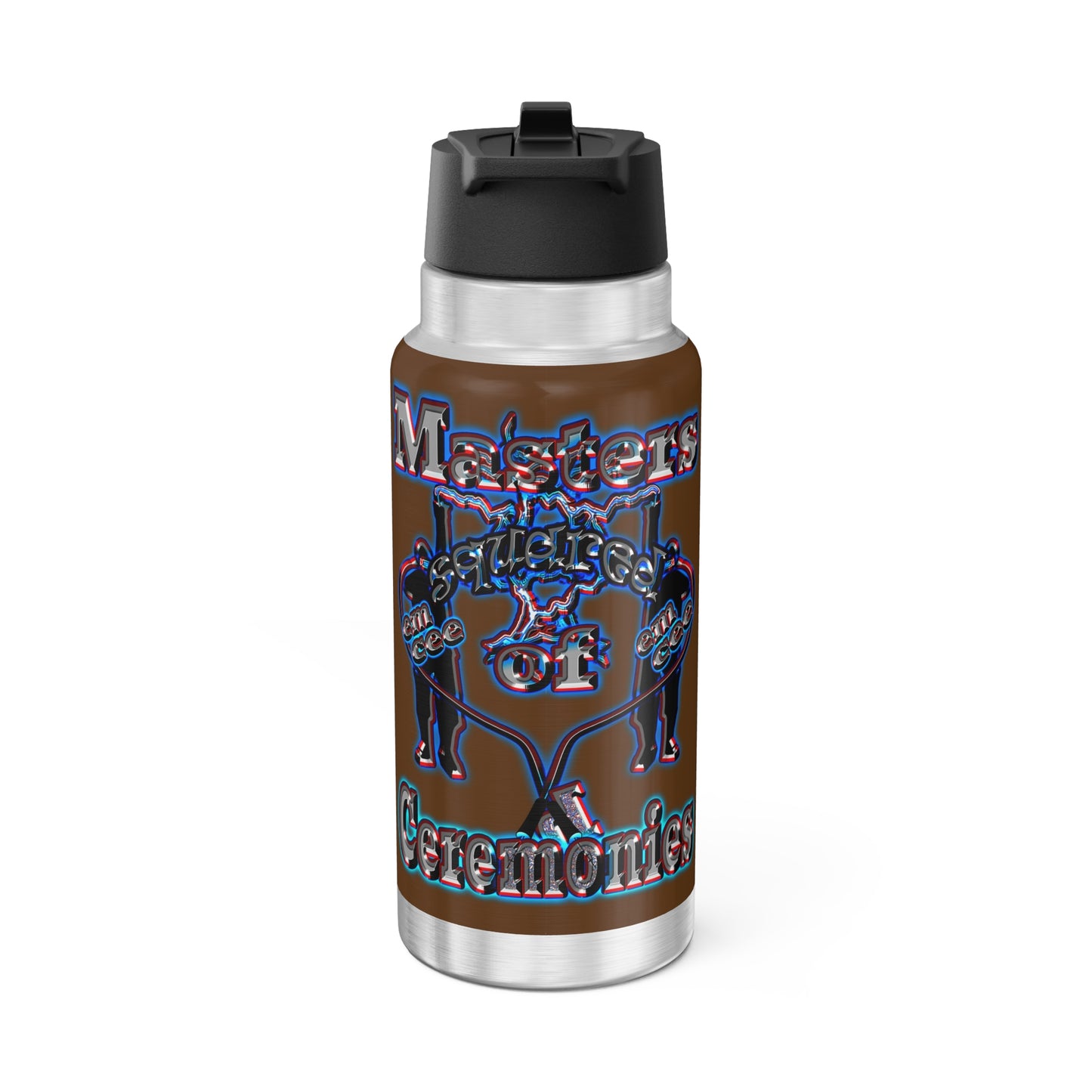em cee squared - Gator Tumbler, 32oz (brown)
