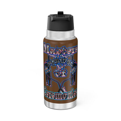 em cee squared - Gator Tumbler, 32oz (brown)
