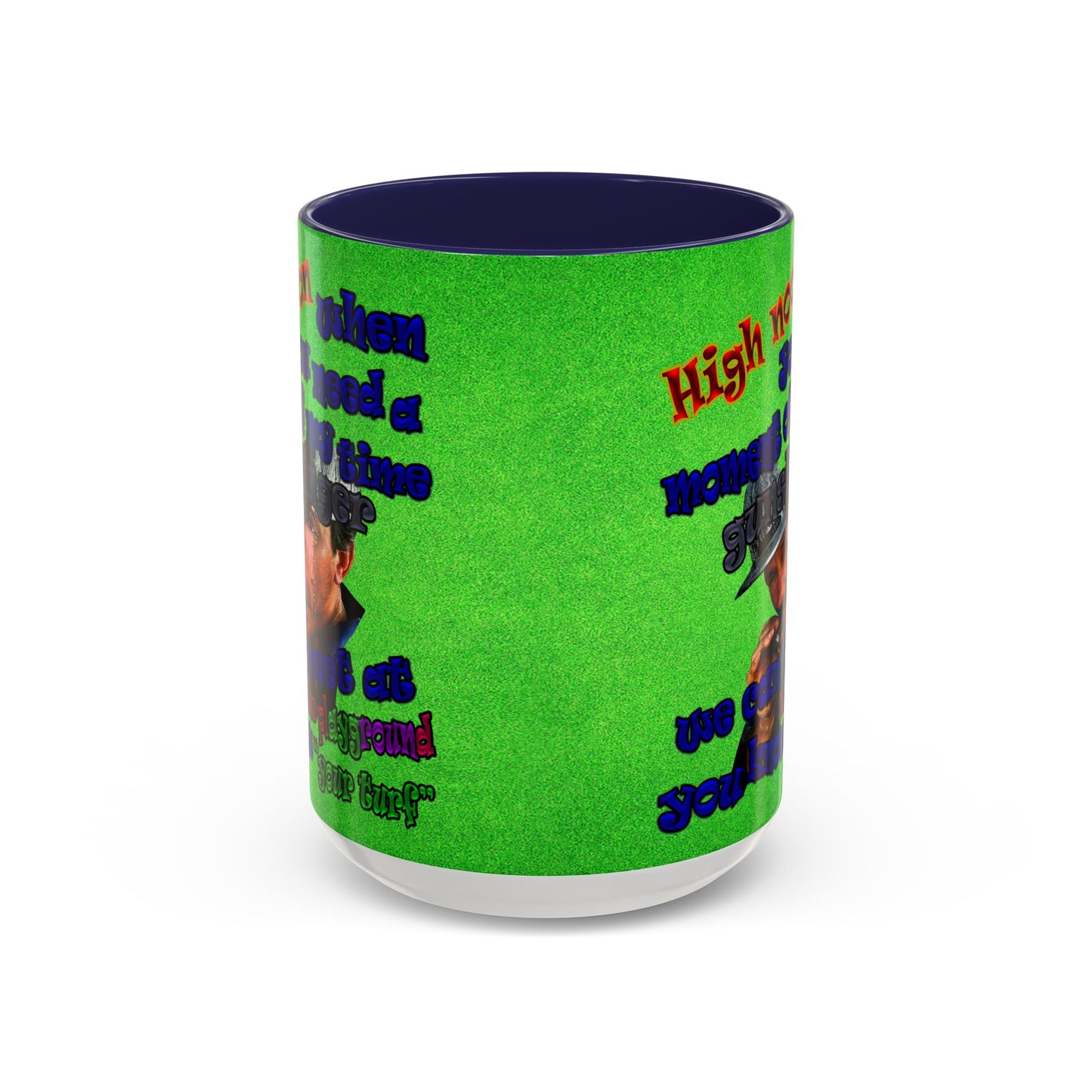 high noon - Accent Mug (green turf)
