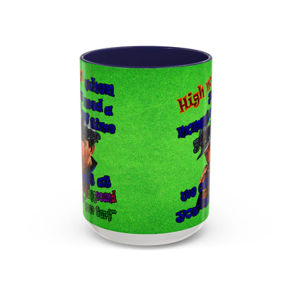 high noon - Accent Mug (green turf)