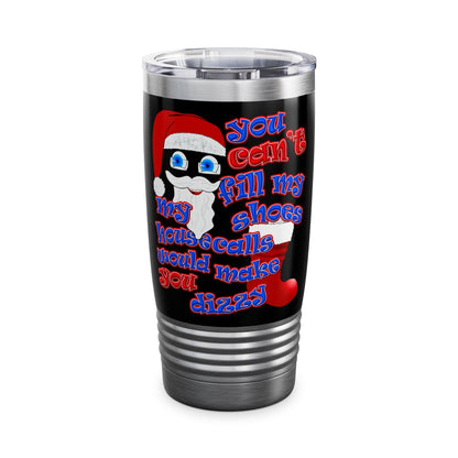santa's shoes - Ringneck Tumbler, 20oz (black)