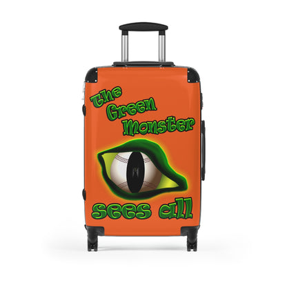 green monster - Suitcase (orange)