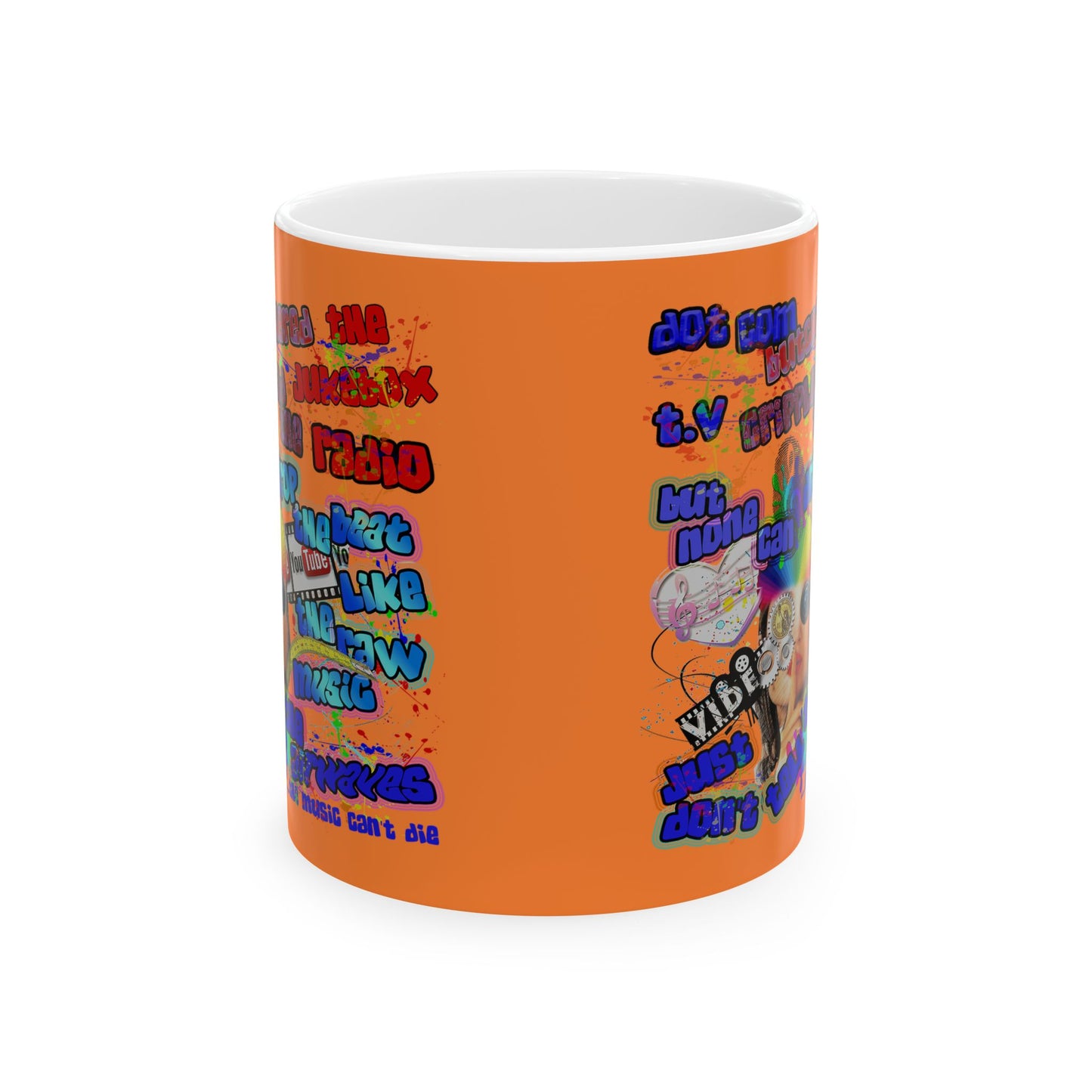 drop the beat - White Mug (crusta)