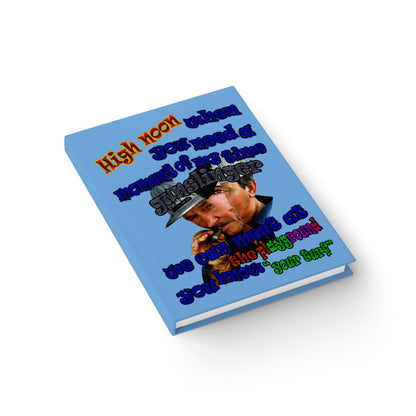 high noon - journal-blank (light blue)