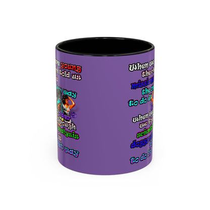 doggystyle - Accent Mug (light purple)