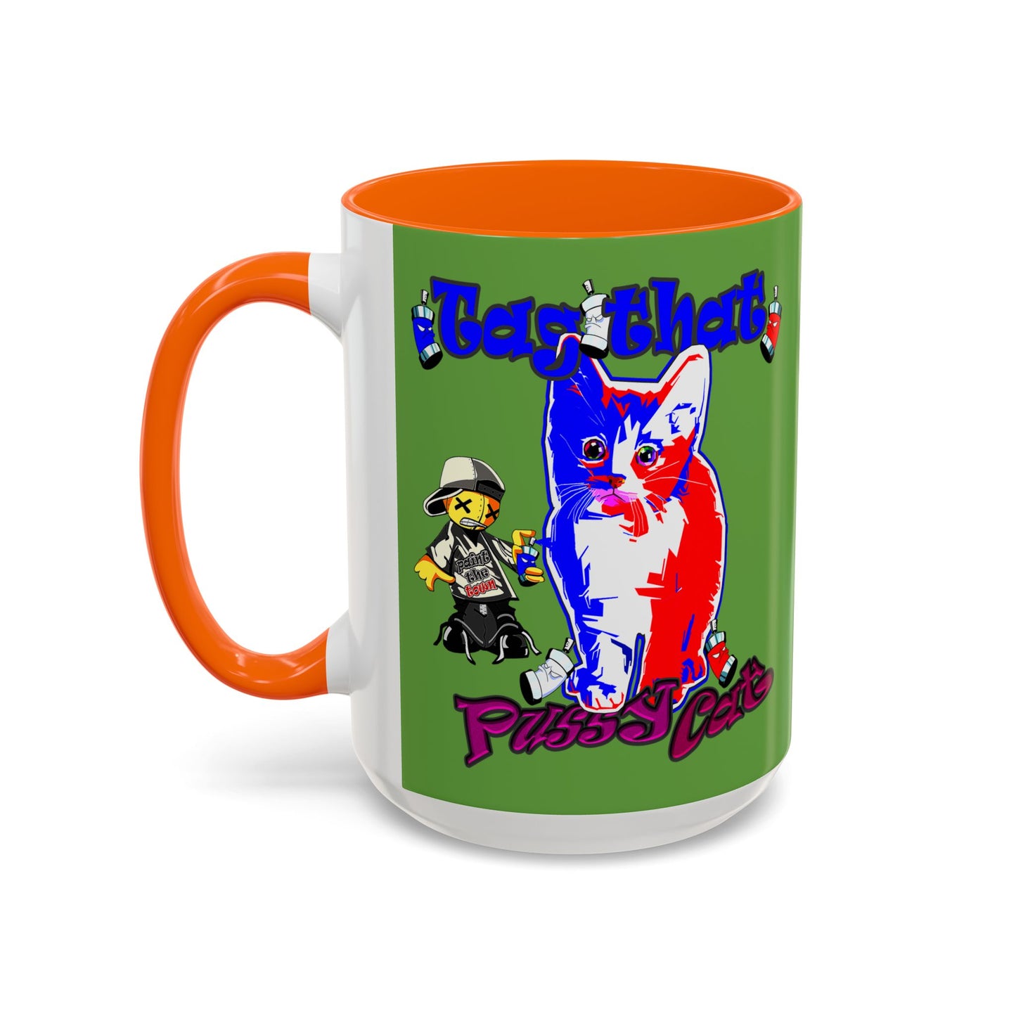 tag that - Accent Mug (green)