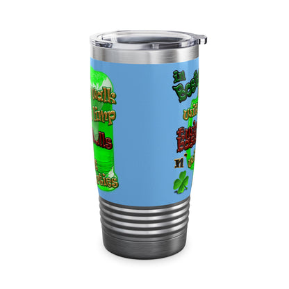 celtics logo - Ringneck Tumbler, 20oz (light blue)