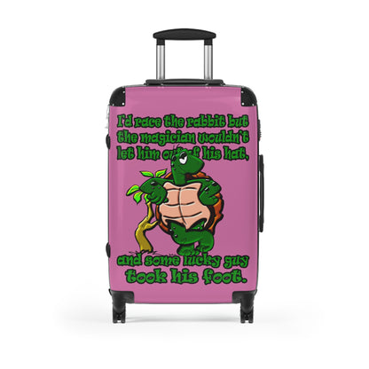 turtle race - Suitcase (light pink)
