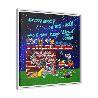 snoops - framed canvas art