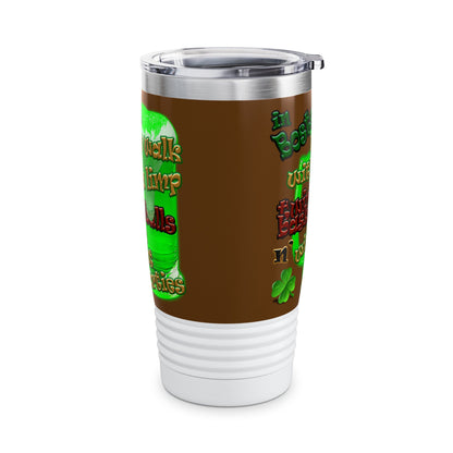celtics logo - Ringneck Tumbler, 20oz (brown)