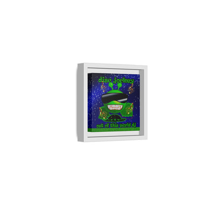 disc jockey - framed canvas art ('snoops' background)
