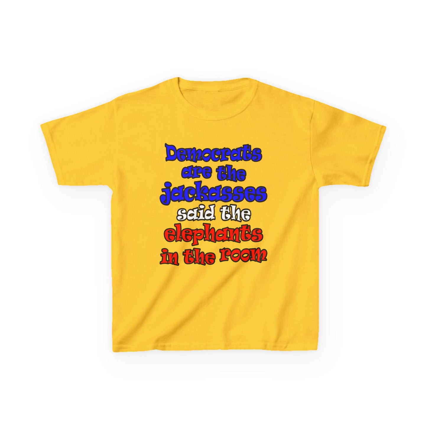 donkeys and elephants - Kids Heavy Cotton™ Tee