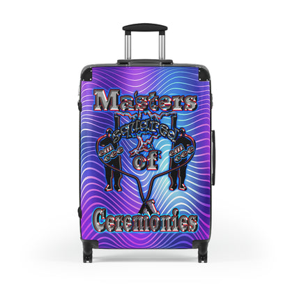 em cee squared - Suitcase (purple wave)