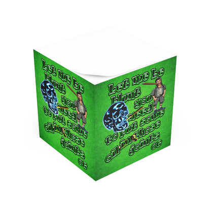 og - note cube (green turf)