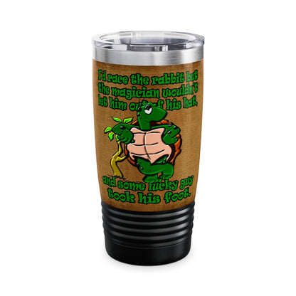 turtle race - Ringneck Tumbler, 20oz (brown papyrus)