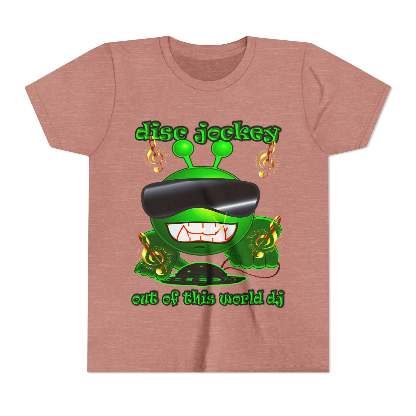 disc jockey - Youth Short Sleeve Tee