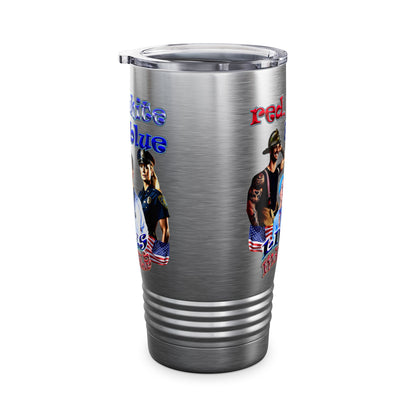 rw&b lives matter - Ringneck Tumbler, 20oz