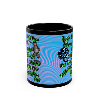 og - Black Mug (light blue-purple wave)