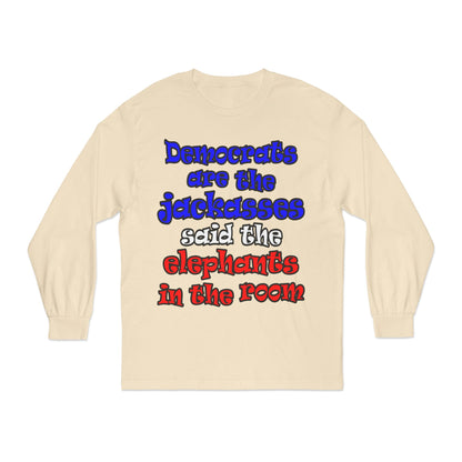 donkeys and elephants - Unisex Classic Long Sleeve T-Shirt