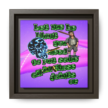 og - framed canvas art (purple-pink wave)