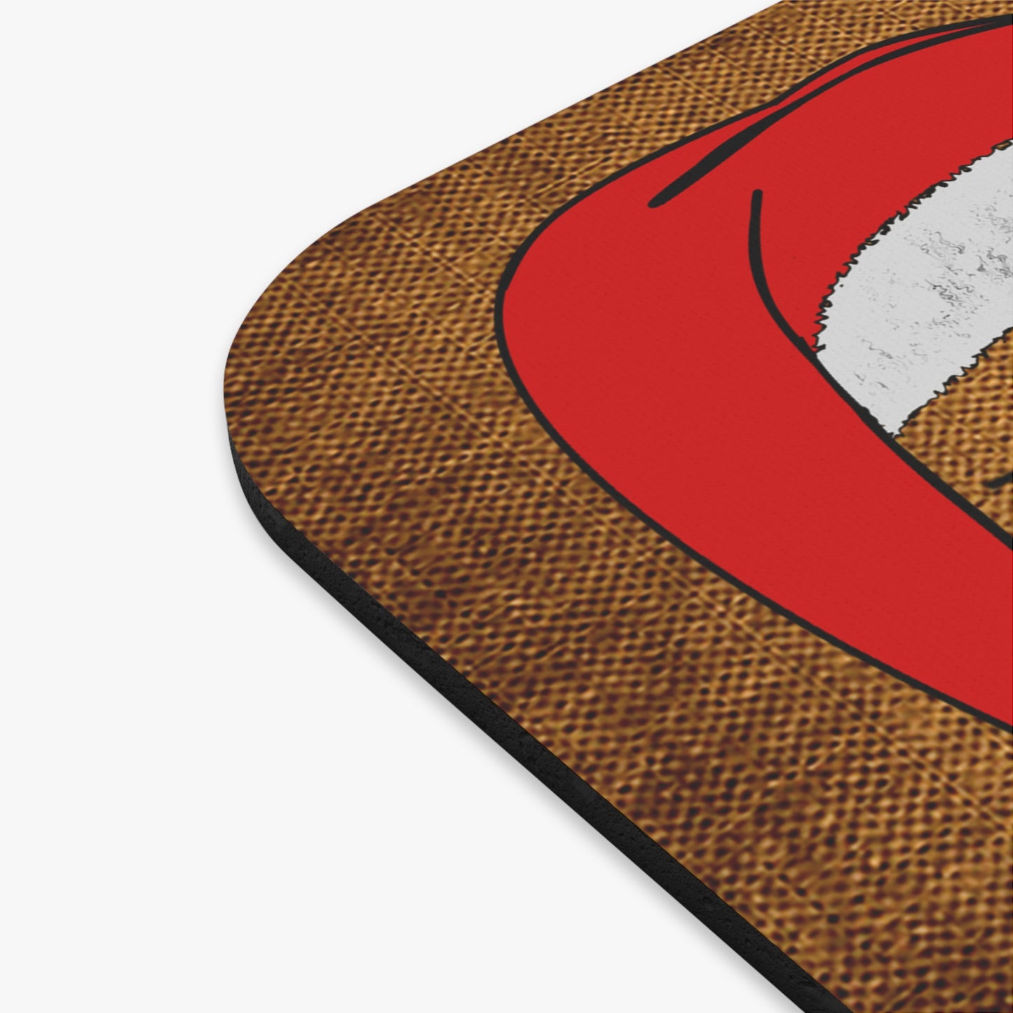santa's shoes - Mouse Pad (Rectangle) (brown papyrus)