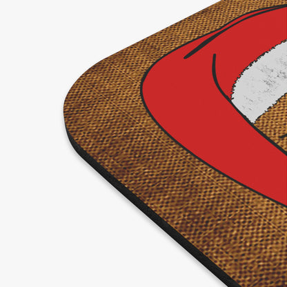 santa's shoes - Mouse Pad (Rectangle) (brown papyrus)