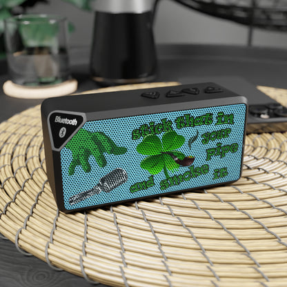 stick that in your pipe and smoke it - Jabba Bluetooth Speaker (faded blue)