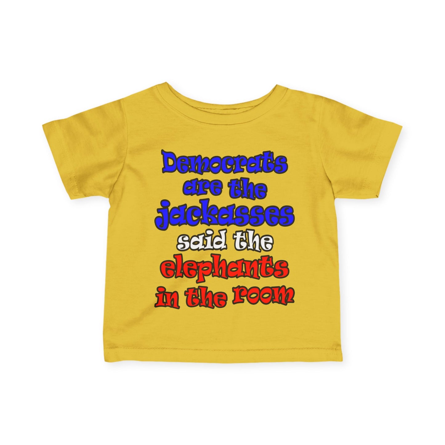 donkeys and elephants - Infant Fine Jersey Tee