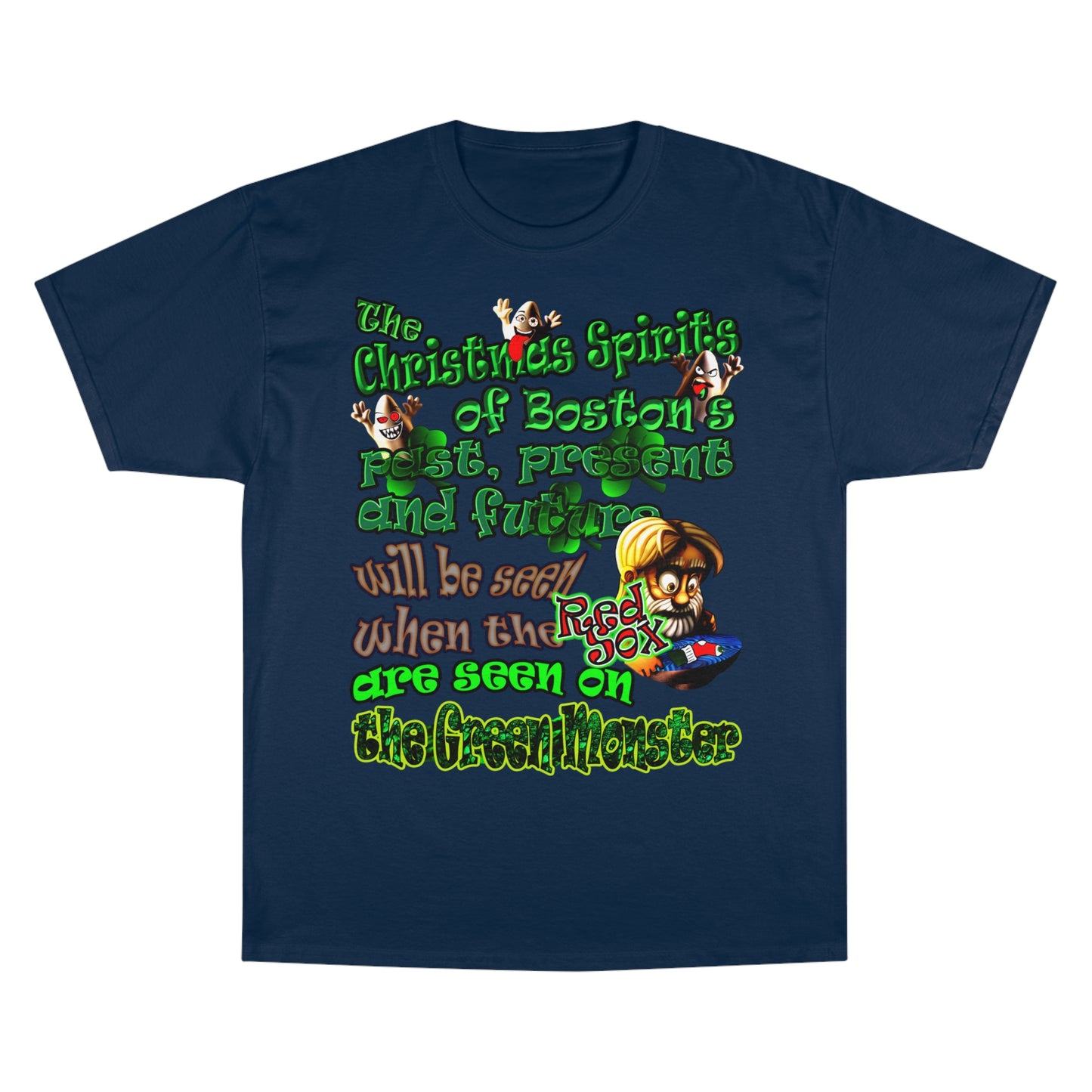 christmas spirits of boston - Champion T-Shirt