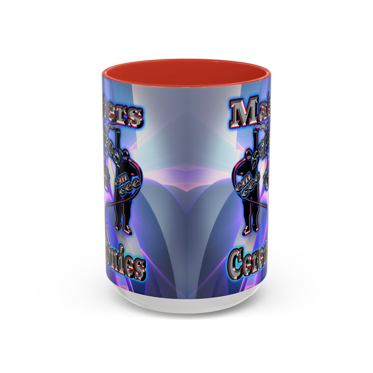 em cee squared - Accent Mug (grey-pink wave)