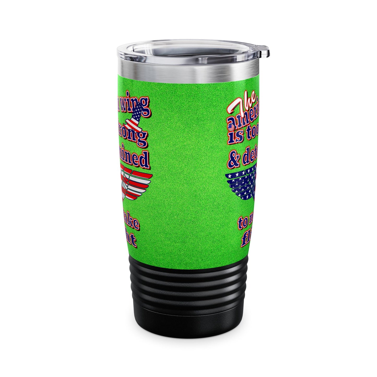 american wing - Ringneck Tumbler, 20oz (green turf)