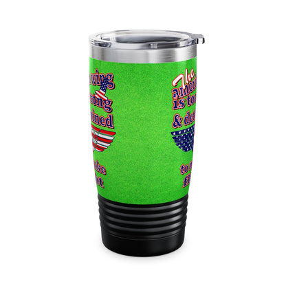 american wing - Ringneck Tumbler, 20oz (green turf)