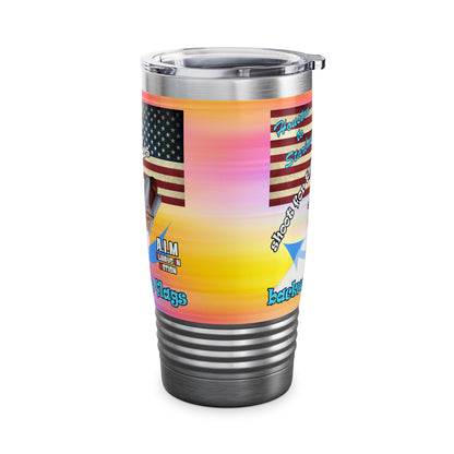 shoot for the stars - Ringneck Tumbler, 20oz (color blur)