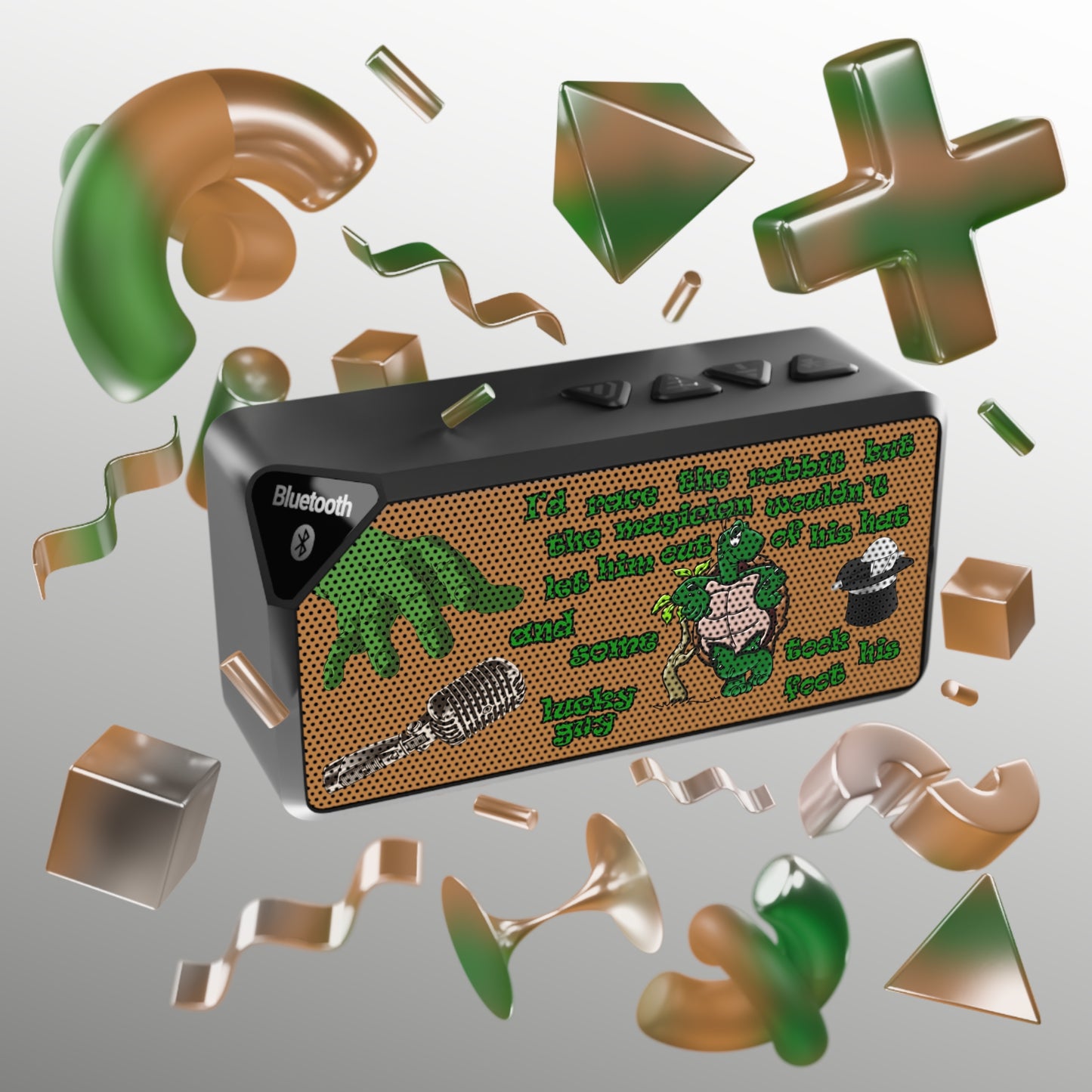 turtle race - Jabba Bluetooth Speaker (light brown)