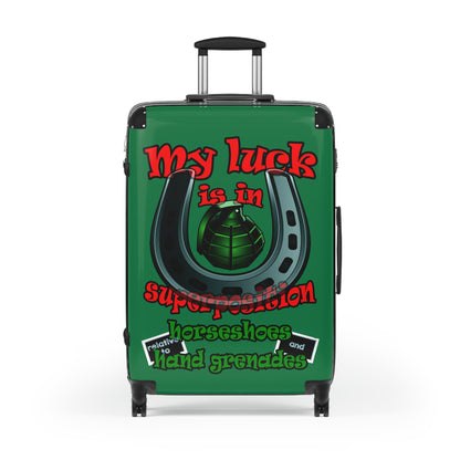 my luck - Suitcase (dark green)