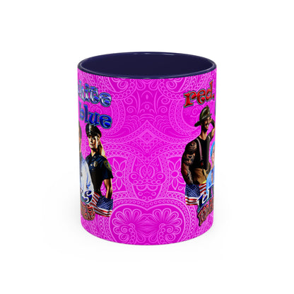 rw&b lives matter - Accent Mug (pink swirl)