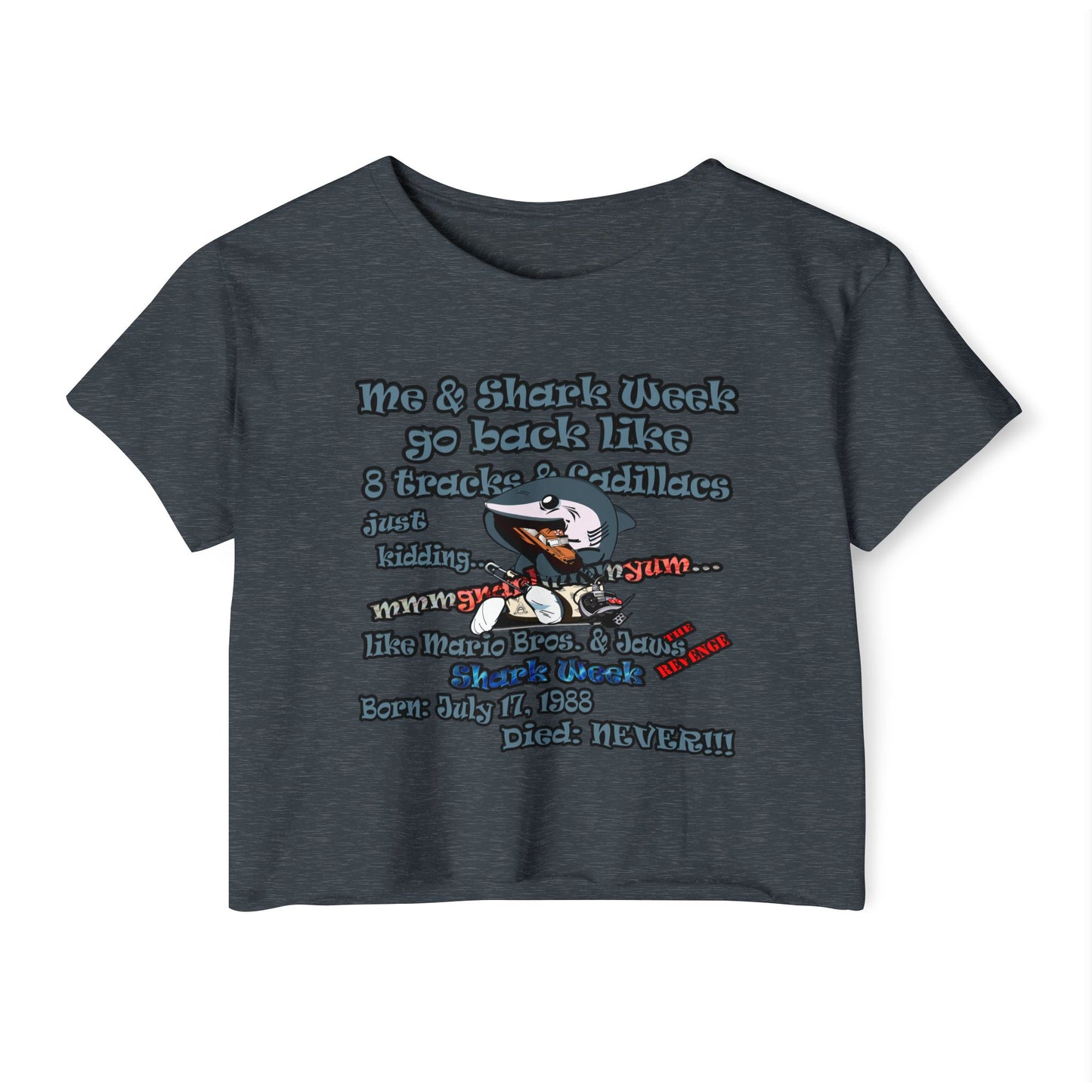 shark week - Women's Festival Crop Top
