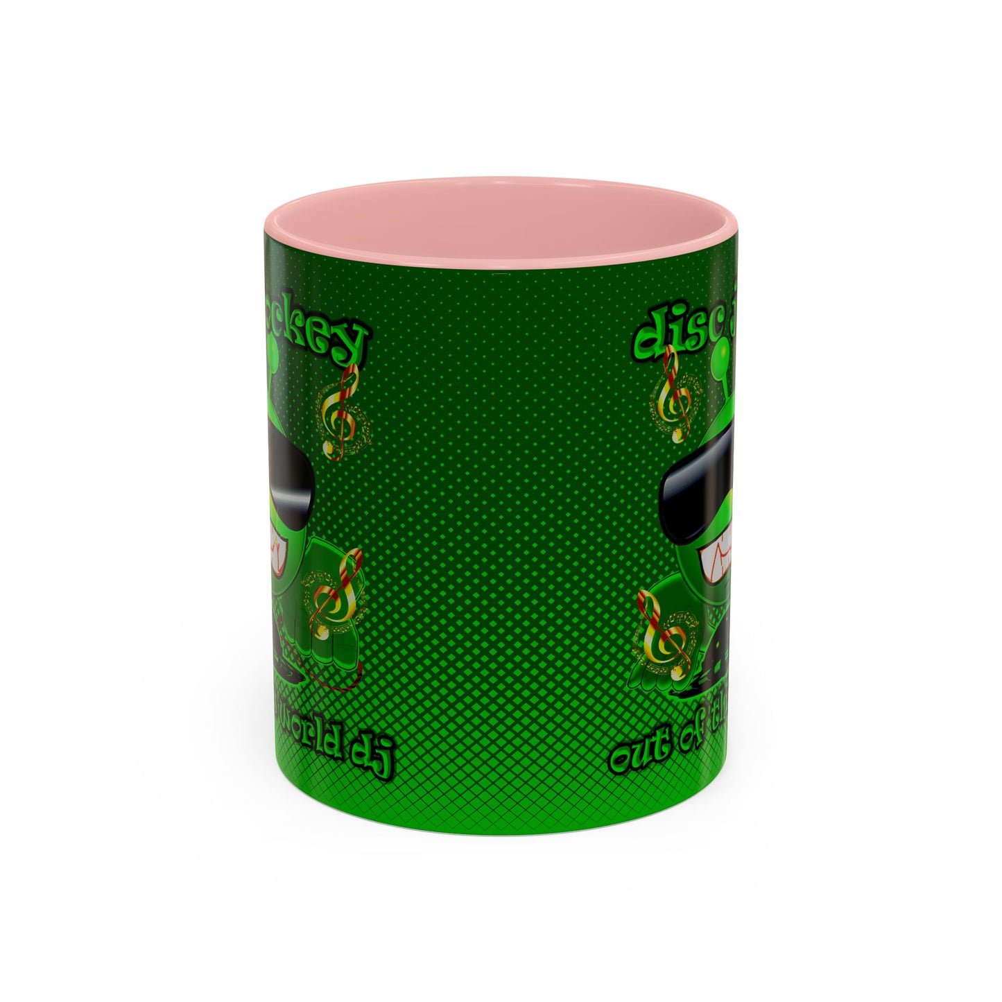 disc jockey - Accent Mug (logo green)