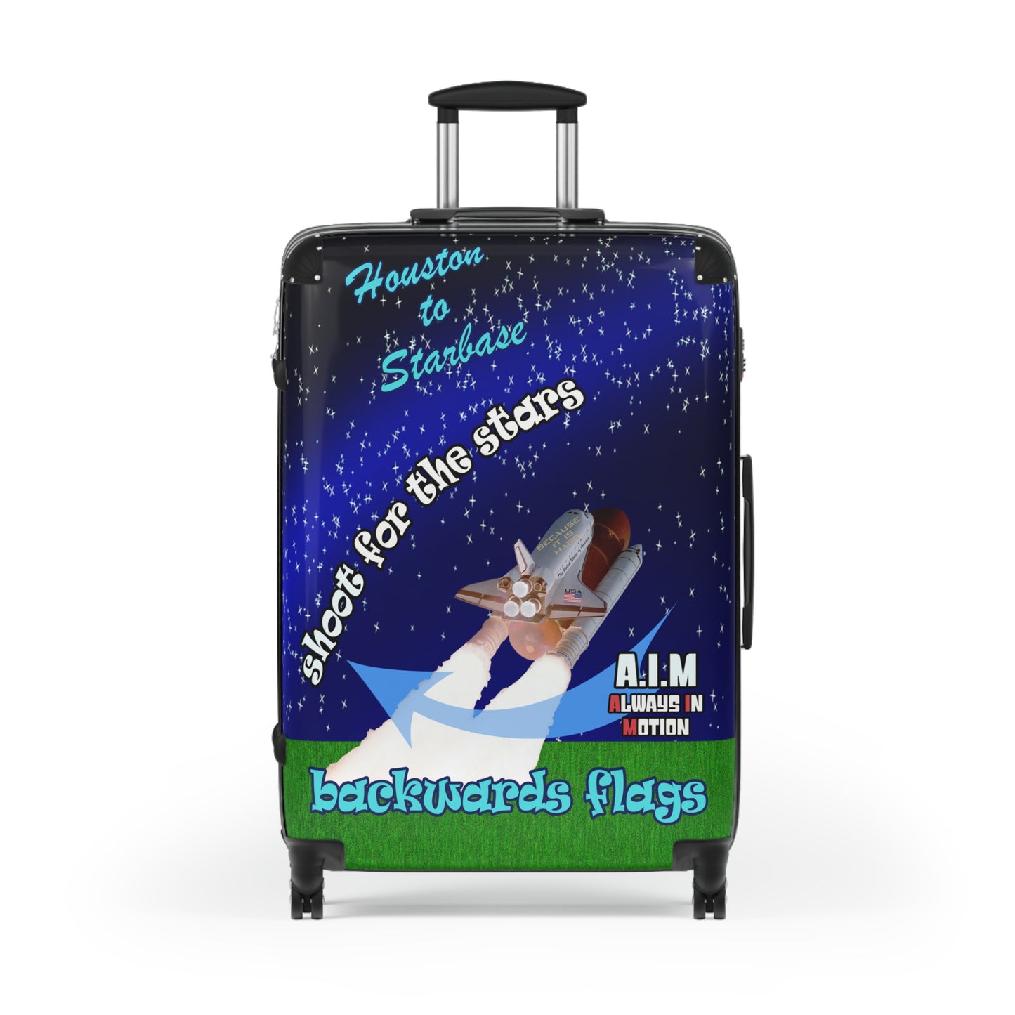 shoot for the stars - Suitcase ('snoops' background)