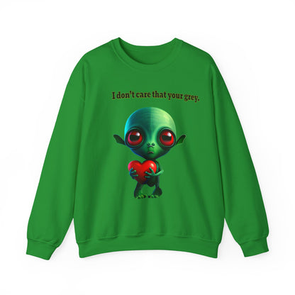 I don't care that your grey - Unisex Heavy Blend™ Crewneck Sweatshirt