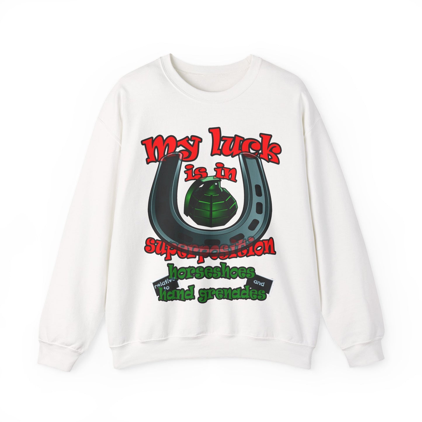 my luck - Unisex Heavy Blend™ Crewneck Sweatshirt