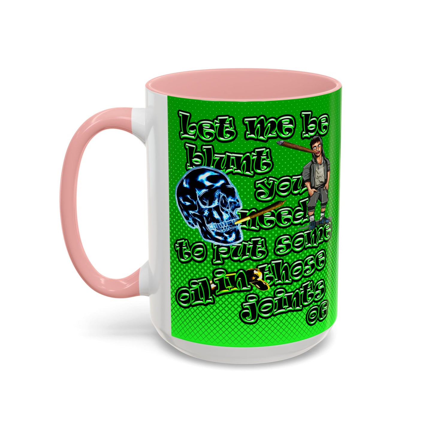 og - Accent Mug (logo green)