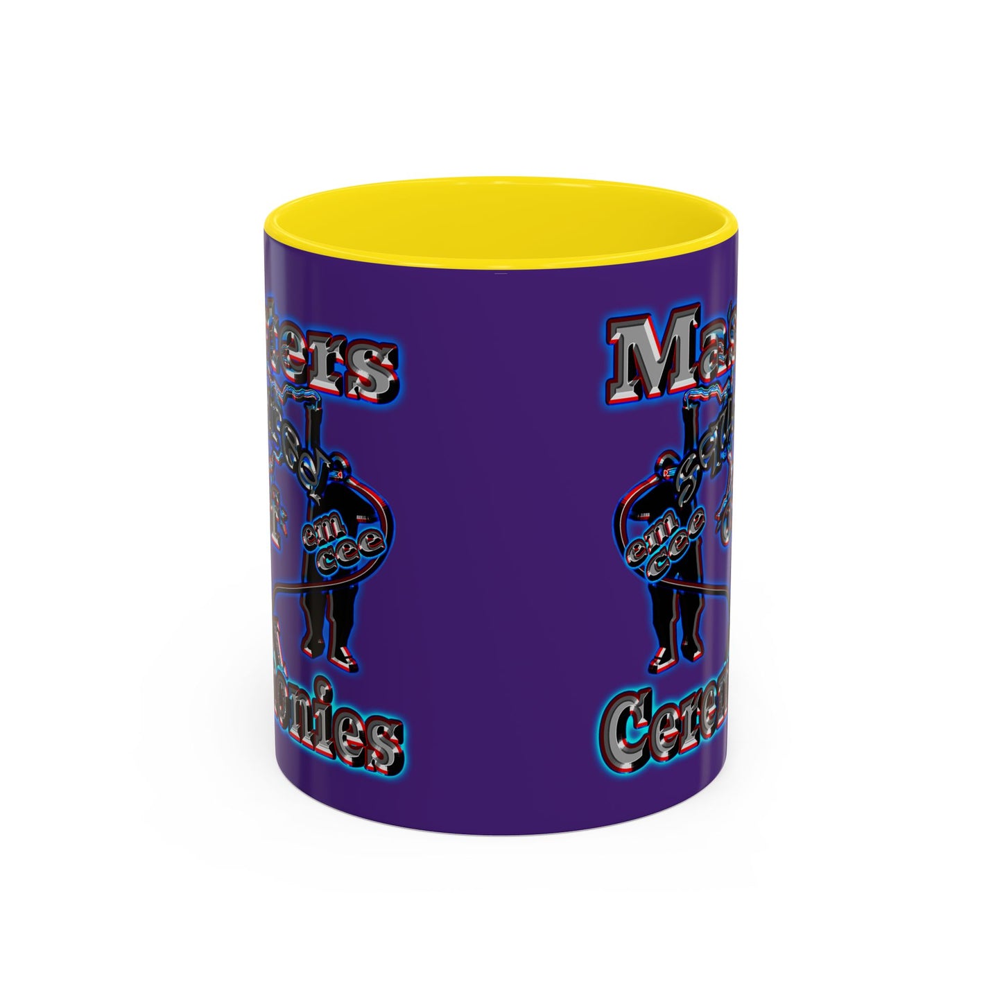 em cee squared - Accent Mug (purple)