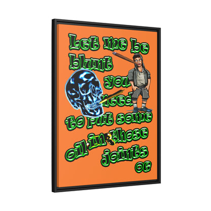 og - framed canvas art (crusta)