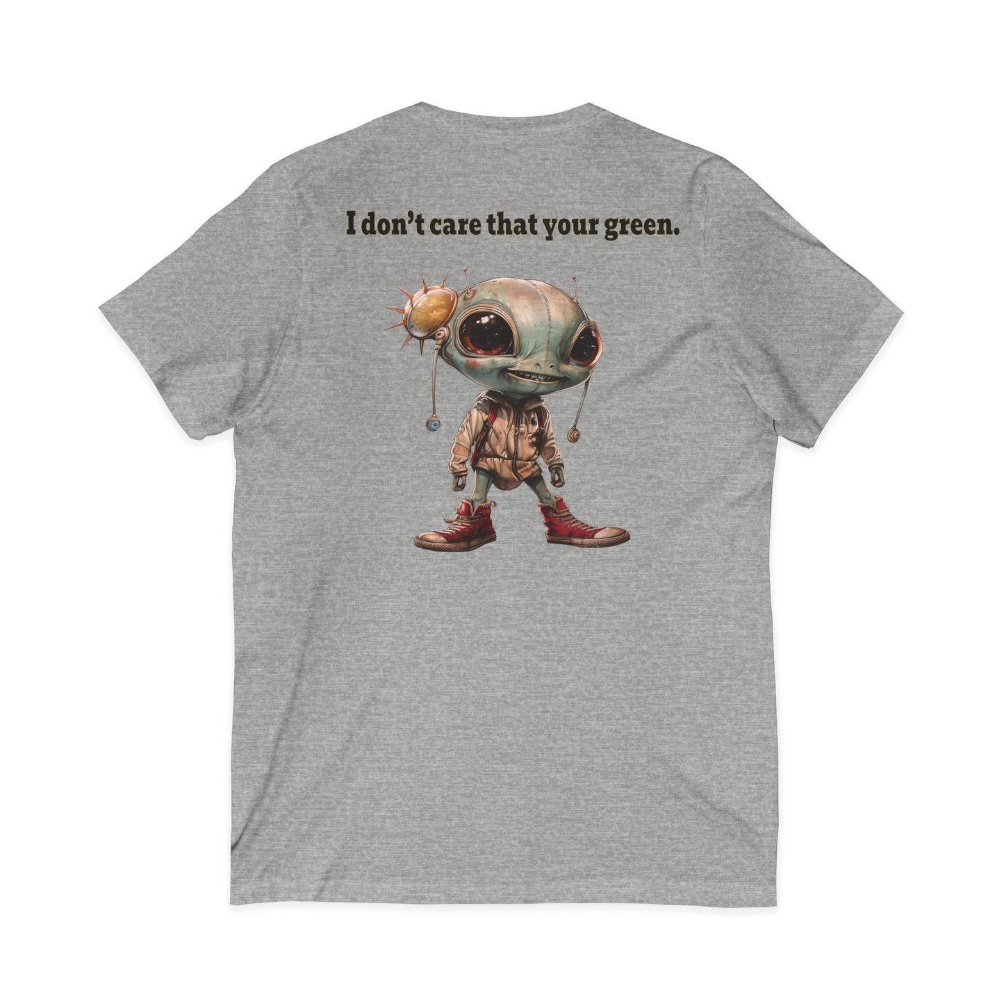 I don't care that your grey - Unisex Jersey Short Sleeve V-Neck Tee
