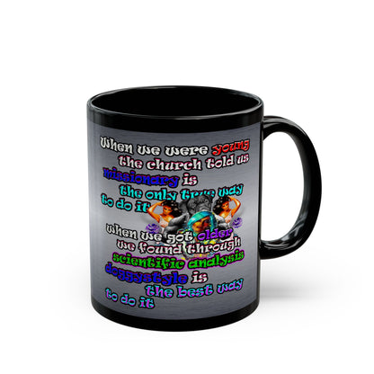 doggystyle - Black Mug (brushed nickel)