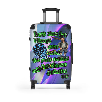 og - Suitcase (grey-pink wave)