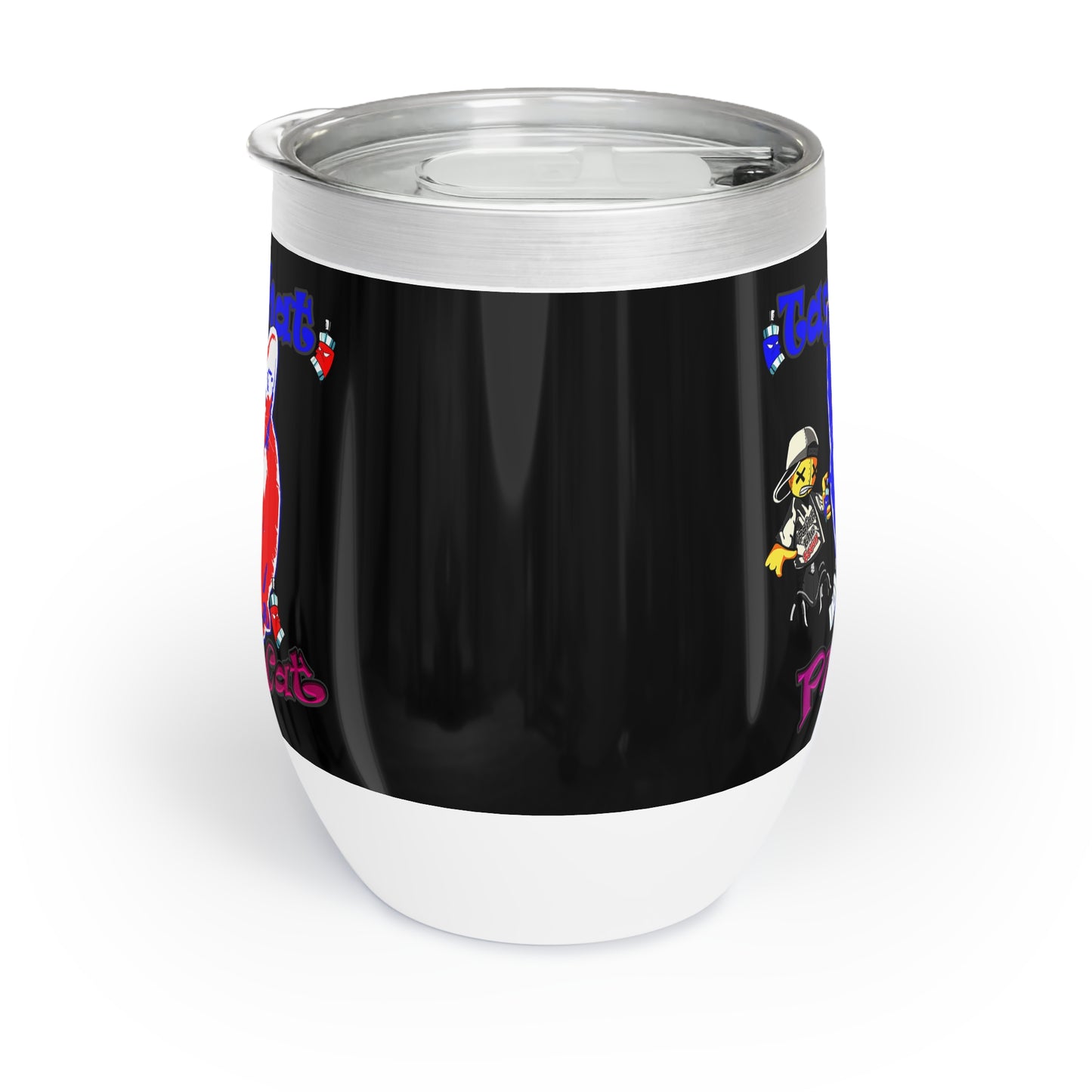 tag that - Chill Wine Tumbler (black)