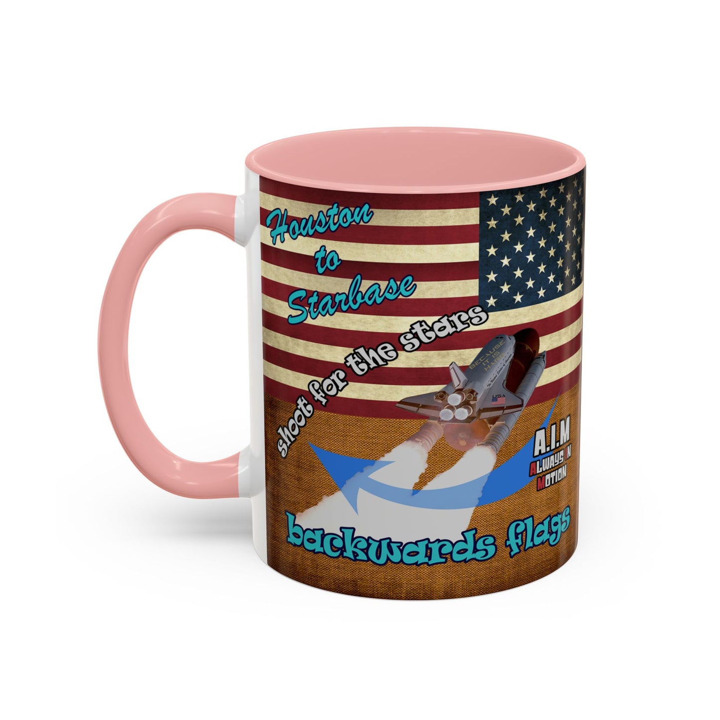 shoot for the stars - Accent Mug (brown papyrus)