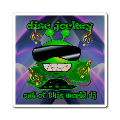 disc jockey - Magnets - (grey-pink wave)